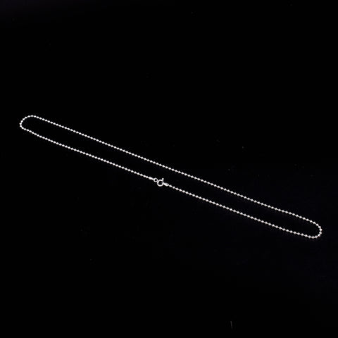 925 Pure Silver Beaded Chain for Men and Women – Elegant Daily Wear. India’s Largest Pooja Accessories Brand - www.satvikstore.in