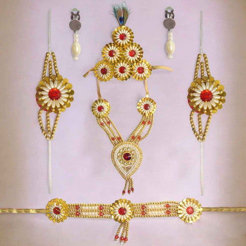 Traditional Shringhar Set for Laddu Gopal – Elegant Pooja Adornment – India’s Largest Pooja Accessories Brand – www.satvikstore.in